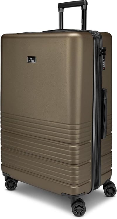 Reiskoffer - Harde Koffer - Lange Reizen - Uitbreidbaar Volume - 99 Liter 78cm - Khaki