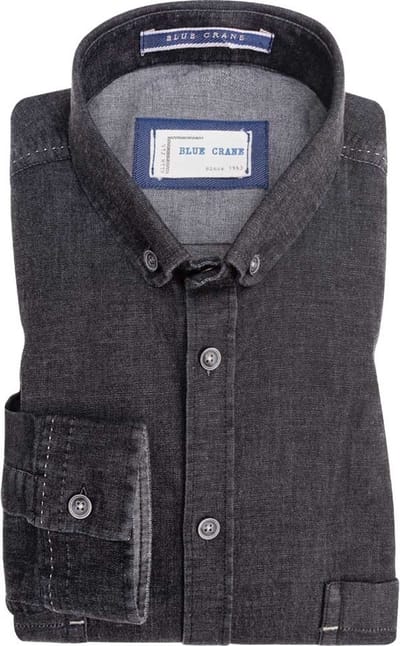 Blue Crane by Ledûb denim grijs mouwlengte 7