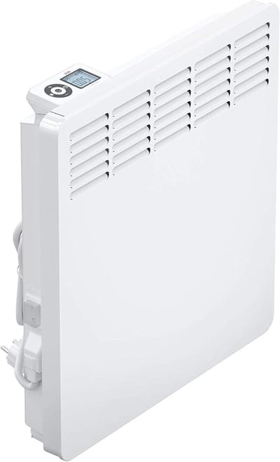 Wand Convector - Elektrische Verwarmer - Ruimte Verwarmen - Programmeerbare Timer - 1000 Watt - Wit