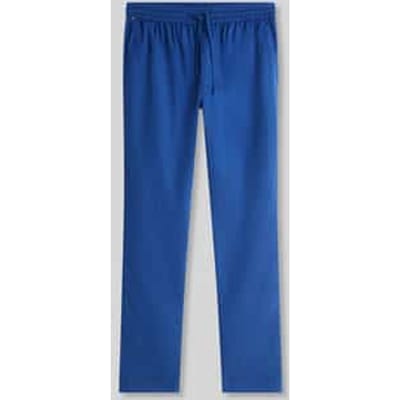 Tommy Hilfiger Harlem Po Sorona Linen Chino Blue Jean Maat: W32L32 | Chino's Outlet | Heren | Blauw