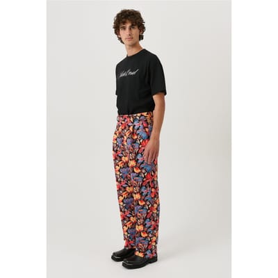 Soulland Ula Pants Orange Multi Maat: S/M | Broeken Outlet | Unisex | Oranje
