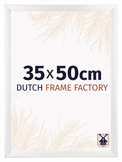 Fotolijst 35x50 cm - MDF - Wit Hoogglans - Praag