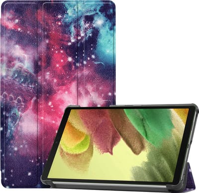 Hoesje - Geschikt voor Samsung Galaxy Tab S6 Lite - Dun & Stevig - Trifold Bookcase - Hard Cover - Hardcover Book Case - Tablet Hoes - Galaxy