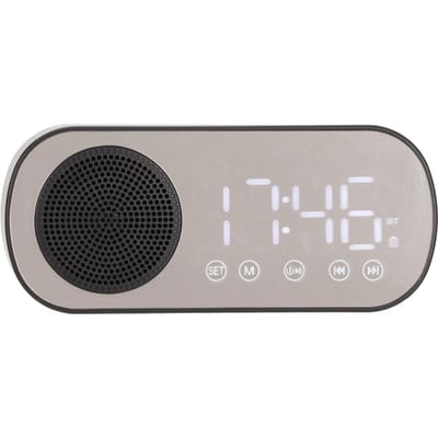Radio Wekker Dubbele Wekker Draagbare Digitale Wekker met BT Speaker voor Lezen Koken