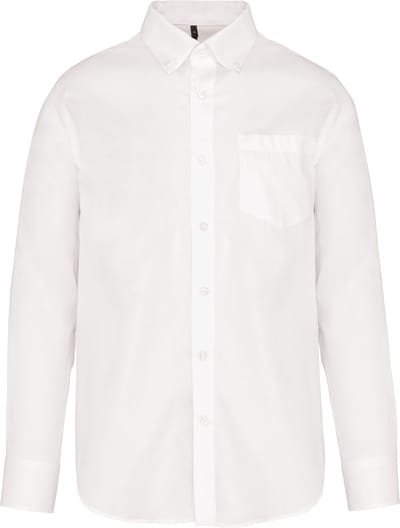 Kariban Heren non-iron overhemd lange mouwen K537 - White - 3XL