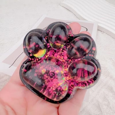 Schattig Knijp Kattenpoot Speeltje Zacht Plakkerig Ontspannend Knijpen Stressverlichter Speelgoed Grappig Abstract Ontspanning Squishy Cadeau