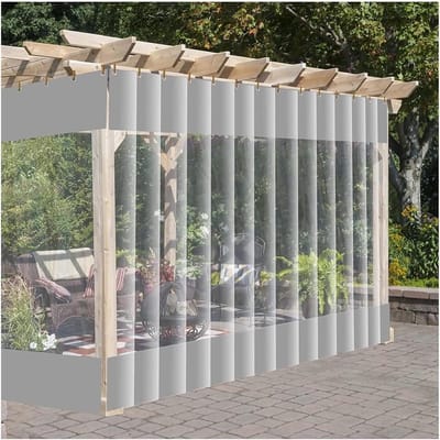 Transparante Gordijnen - Buiten Zeil - Tuin Beschermen - Waterdicht PVC - 4x2.5m - Helder