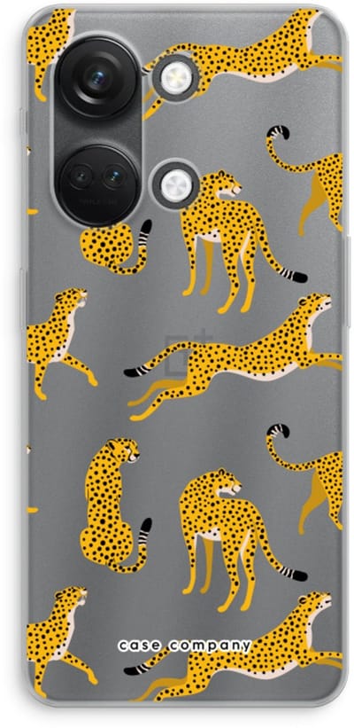 Case Company® - Hoesje geschikt voor OnePlus Nord 3 hoesje - Luipaard - Soft Cover Telefoonhoesje - Bescherming aan alle Kanten en Schermrand