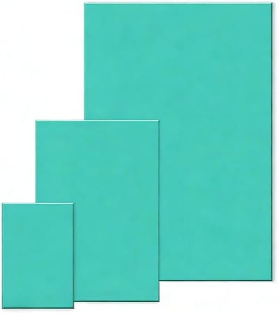 Lino Printvellen - Linoleum Platen - Prenten Maken - Zacht Rubber PVC - A4 A5 A6 - Groen