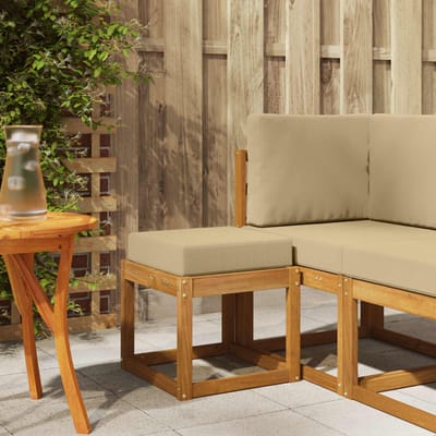 vidaXL - Buitenstoel - Bank - Massief - Acacia - Hout - Naturel