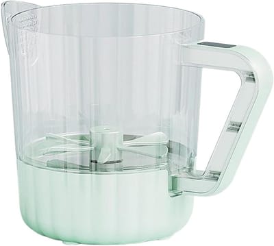 Elektrische Mengbeker - Roerbeker Klopper - Keuken Assistent - Geluidsreductie Systeem - 13x16x13 cm - Blauw
