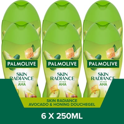 Palmolive Skin Radiance Avocado & Honey Body Wash - Voordeelverpakking - 6 x 250ml