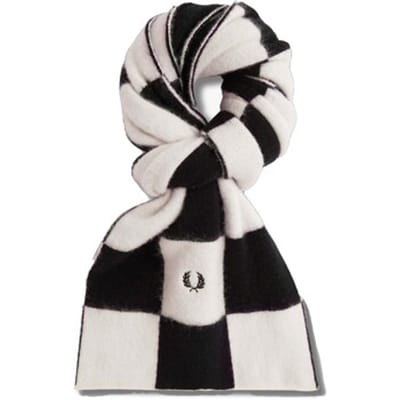 Sjaal Fredperry Fp Chequerboard Lambswool Scarf - Fashion Wear - Volwassen
