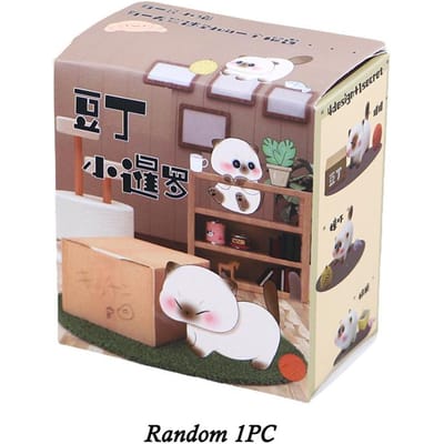 Siam Kat Blind Box Schattige Blind Bag Siamese Mysterie Box Kawaii Kittens Poppetje Bureau Ornament Decor Mini Figuurtje Speelgoed Verjaardagscadeau beige