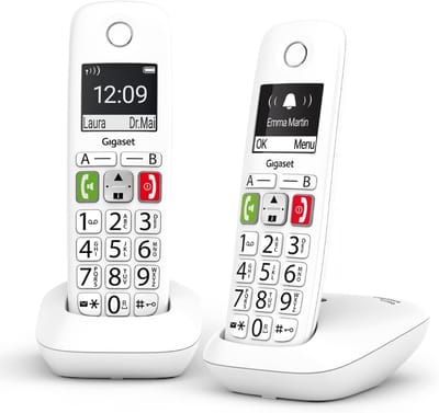 Draadloos DECT-telefoon Duo - Groot Display en Gebruiksvriendelijk
