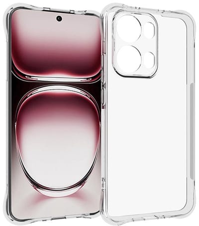 Coverup Hoesje - Geschikt voor OPPO Reno13 Pro 5G Hoesje - Coverup TPU Back Cover met AirBag Corners - Transparant