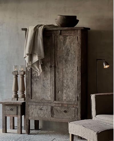 AURA PEEPERKORN| OLD FARM| BUFFETKAST | 2 DEURS| OUD HOUT