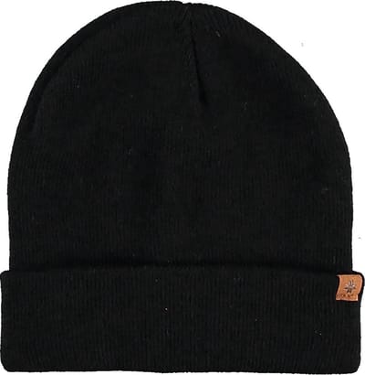 Gebreide Kinder Winter Muts - Zwart - Beanie - 2-8 jaar