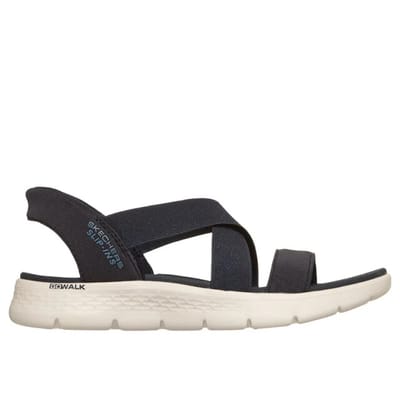 Skechers 141489/nvy go walk flex sandal glimmer up navy 3255