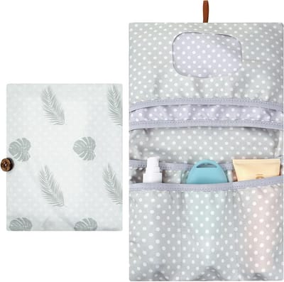 Praktische Luiertas met 2-in-1 Verschoonmat en Vochtige Doekjes, Ideaal voor Moeders, Organiser voor Babyspullen en Verzorgingsproducten