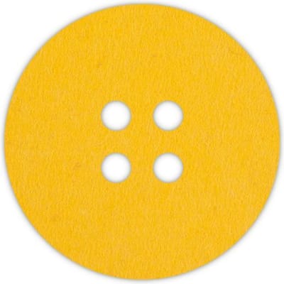 Knoop onderzetters - Vilt - Geel - Rond - 6 stuks - ø 9,5 cm - Tafeldecoratie - Glas onderzetter - Cadeau - Woondecoratie - Woonkamer - Tafelbescherming - Onderzetters Voor Glazen - Keukenbenodigdheden - Woonaccessoires - Tafelaccessoires