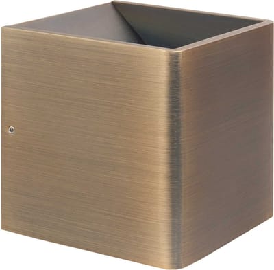 Wandlamp | 10 cm | Strijklicht wandlampen | LED | brons | aluminium metaal | moderne design accent verlichting