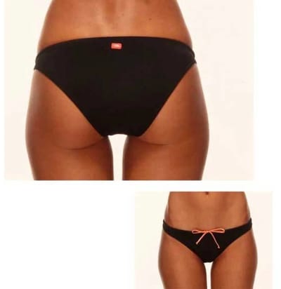 Turbo Capri Bikinibroekje Zwart S Vrouw
