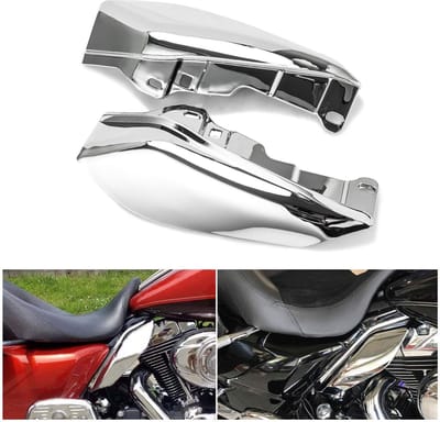 Dailygoody - Middenframe Luchtdeflector - Hitteschild Motor - Geschikt voor Harley Touring - Hoogwaardige Bescherming - Stijlvol Ontwerp - Perfect voo..