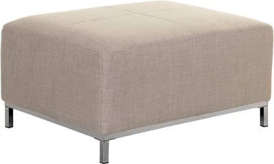 OSLO - Ottomaan - Beige - Polyester