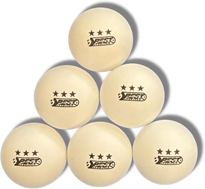 Set van 3-Ster Tafeltennisballen Wit - Ideaal voor Training en Recreatie