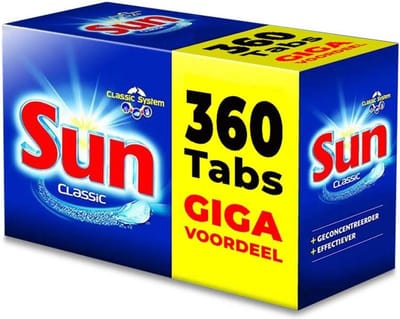 Sun Classic Vaatwastabletten - 360 stuks - Voordeelverpakking