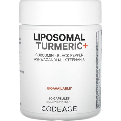 Codeage, Liposomale Kurkuma+, 90 capsules