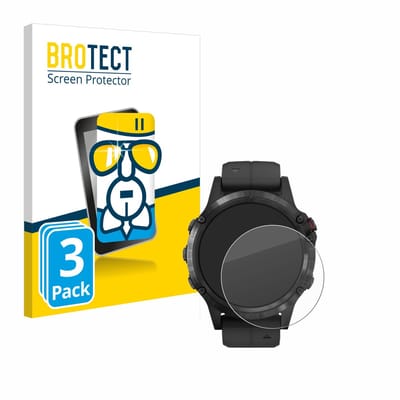 Screenprotector 3 Stuks voor Garmin Fenix 5 Plus (47 mm) Beschermglas transparant
