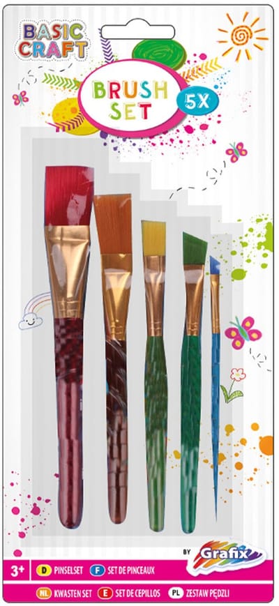 Creative Craft Group Brush set 5 pieces.