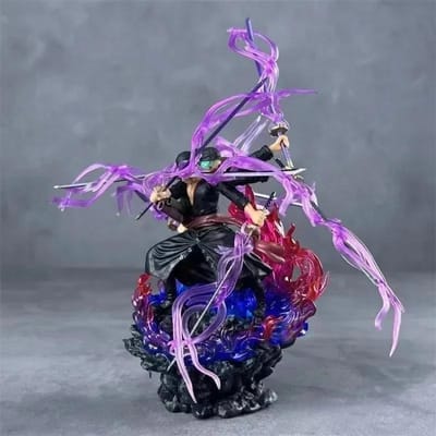 24cm Anime One Piece Roronoa Zoro Model Figuur Wano Onigashima 9 Zwaarden Stijl Actie Figuur PVC GK Standbeeld Figuur Speelgoed Cadeau gray