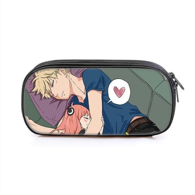 SPY×FAMILY Trousse à crayons polyvalente dessin animé grande capacité article populaire, meilleur cadeau pour les garçons et les filles pour les anniversaires scolaires
