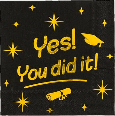 Servetten Geslaagd You Did It Classy - 16 stuks