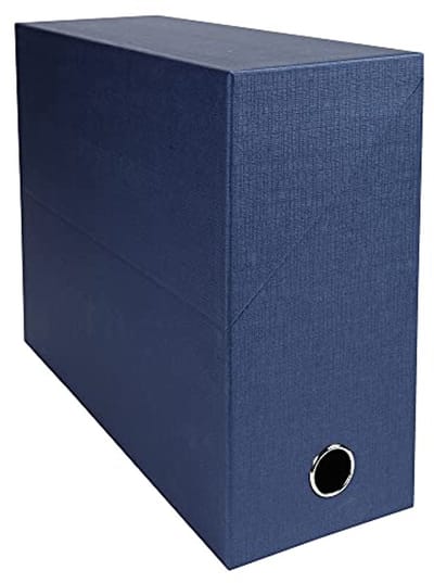 Set van 5 canvas transportdozen - A4 - Met metalen grijpgat - Ondersteuning voor archivering