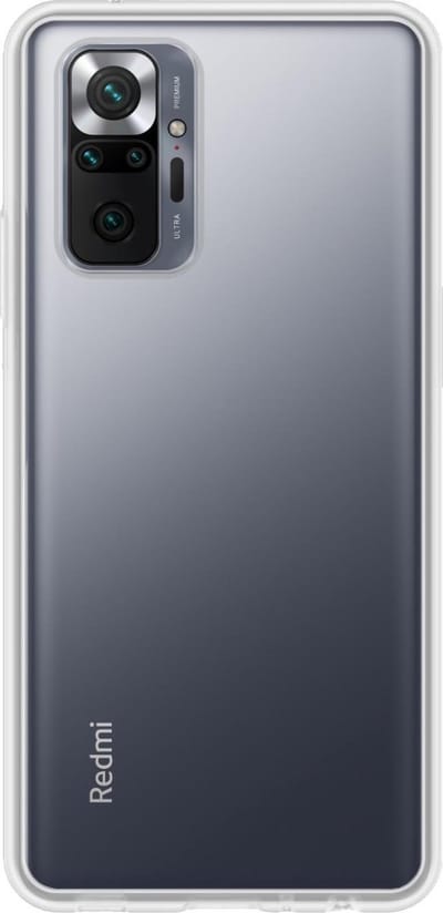 Hoes - Geschikt voor Xiaomi Redmi Note 10 Pro - Sterk & Shockproof - Hoesje Cover - Siliconen Case - Transparant