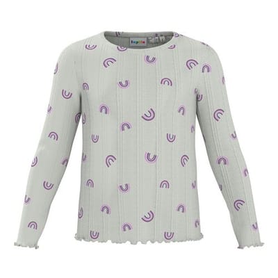 LUPILU Kinder longsleeve (wit, 110/116)