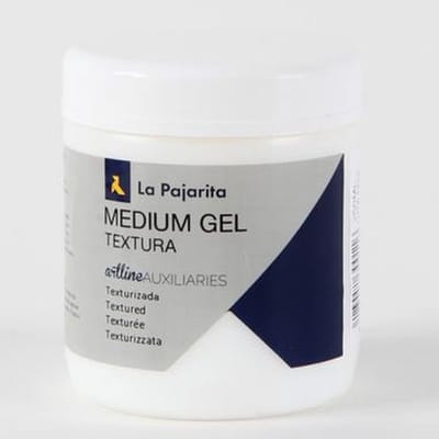 La Pajarita medium textuur gel acrylverf 250 ml - creatieve knutselgel.