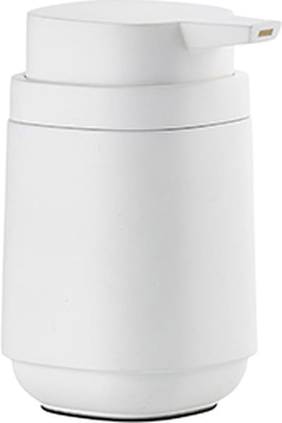 Zone Denmark Time Zeepdispenser - Zeeppompje Vrijstaand - Zeeppomp voor Badkamer, Keuken & Toilet - Toilet & Badkamer Accessoires - 220 ml - 13 x 8 cm - Wit