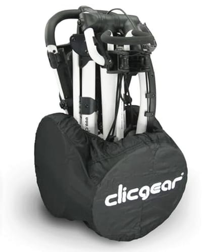 Golf Trolley Wielafdekkingen - Zwarte, Grote Bescherming voor Kofferbak en Kluisje