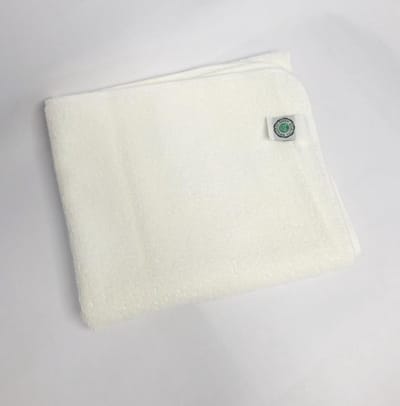 Groene Beer - Microhanddoek - droogt uw lijf en haar snel en makkelijk - 85 x 45 cm - Wit
