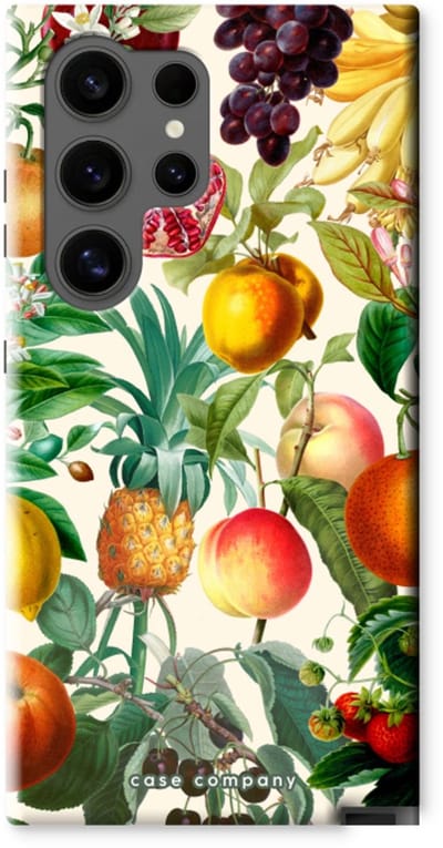 Case Company® - Hoesje geschikt voor Samsung Galaxy S24 Ultra hoesje - Classic Flora - Tough Case - Maximale Bescherming alle Kanten en Schermrand