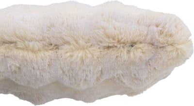 J-Line kussen Wave - polyester - creme