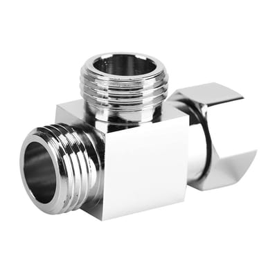Cosensi - 3-Way Shower Inverter - Water Separator - Hoogwaardige kwaliteit - Chrome - Douche adapter - Ideaal voor elke badkamer - G1/2 inch