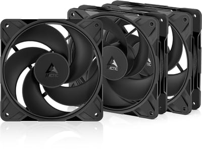 PC Ventilator - Omgekeerde Luchtstroom - Behuizing Koeling - PWM Snelheid Controle - 120mm - Zwart