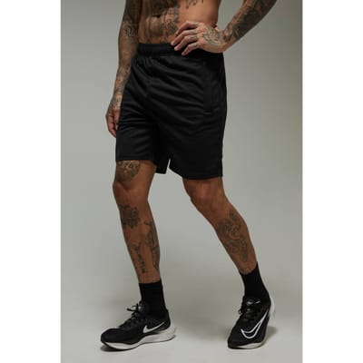 Tall Men's Active Zipzakken Stretch 7-inch Gymshort | Black | Size XS