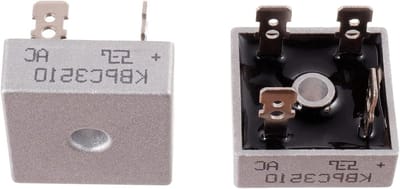 Bruggelijkrichter Diodes - Elektronische Component - Energie Omzetten - Hoge Efficiëntie - 35 Amp 1000 Volt - Zilverkleurig